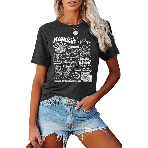 Мягкая футболка "Meet Me at Midnight" — для фанатов кантри-музыки