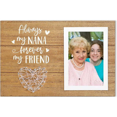 Деревянная фоторамка «Всегда моя бабушка, навсегда мой друг»