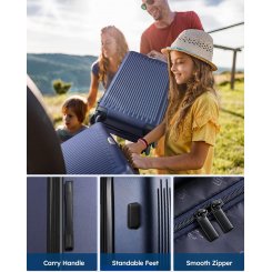 Чемодан большой (33*50*70 см), синий