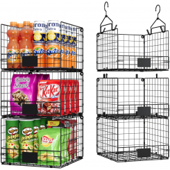 Многофункциональная корзина для хранения с крючками для удобной организации