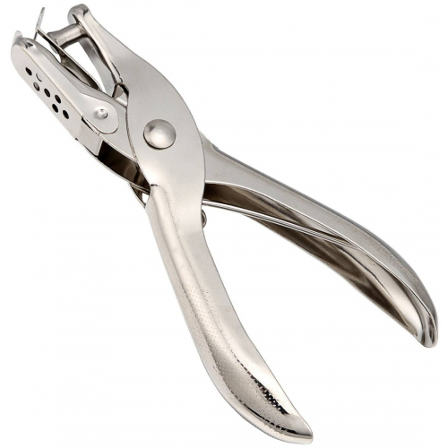 Дырокол DL Office DL1101, до 8 листов, серебряный