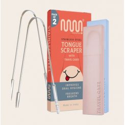 MasterMedi Щеточка для языка для взрослых и детей — эффективный скребок для улучшения гигиены полости рта