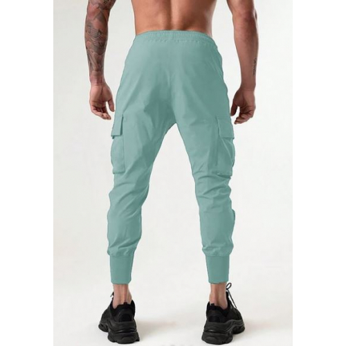 Мятные кэжуал, спортивные демисезонные карго брюки 