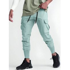 Мятные кэжуал, спортивные демисезонные карго брюки 