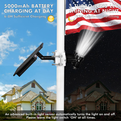 Aurolit 3-в-1 солнечные прожекторы с эффектом Северного сияния — яркое освещение для вашего двора