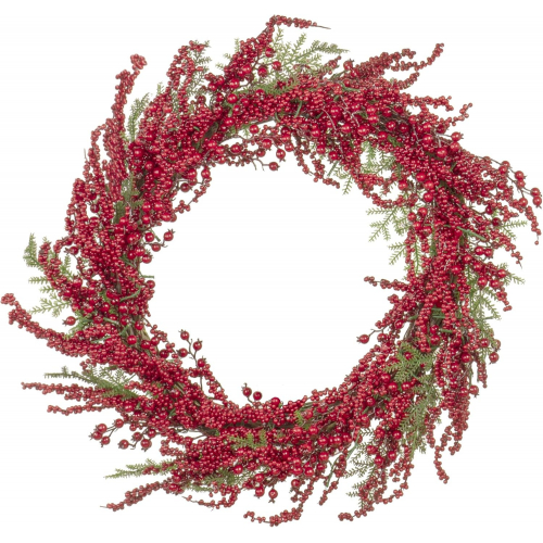  Венок с красной клюквой