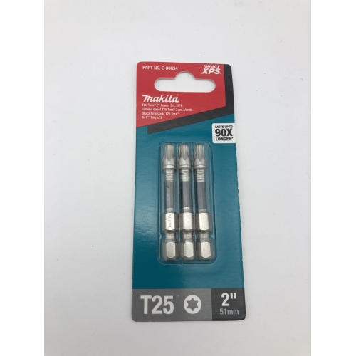 Бита Makita E-00854 Impact XPS T25 Torx 2", 3 шт./уп