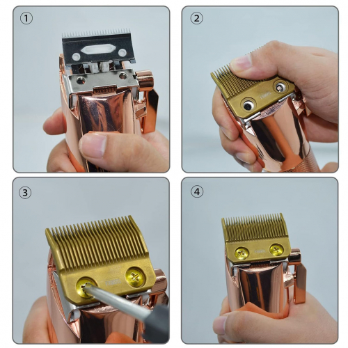 Сменные лезвия, совместимые с машинкой для стрижки BaBylissPRO Barberology