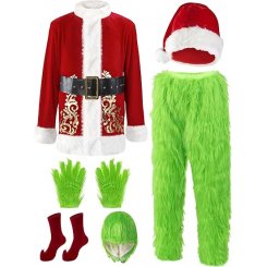 Пушистый костюм Санты