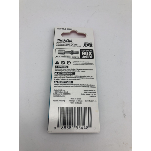 Бита Makita E-00832 Impact XPS T15 Torx 2", 3 шт./уп.