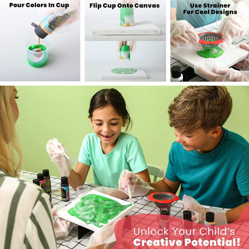 Набор расходных материалов для заливки акриловых красок RiseBrite