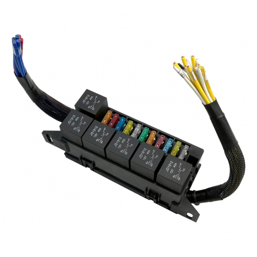 Блок предохранителей и реле 12 В с предварительной проводкой для автомобилей