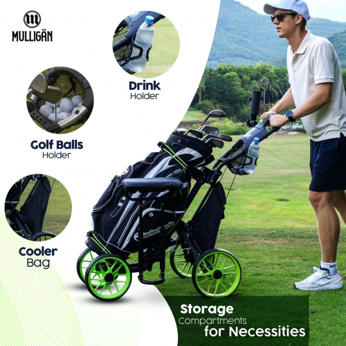Mullign тележка для гольфа с сиденьем
