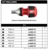 Компактная отвертка с храповым механизмом 8 в 1 Milwaukee