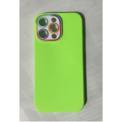 Чехол для iPhone 14 Pro Max, (Яркий кислотный зеленый)