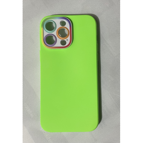 Чехол для iPhone 14 Pro Max, (Яркий кислотный зеленый)