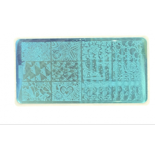 Пластина для стемпинга (12 узоров)