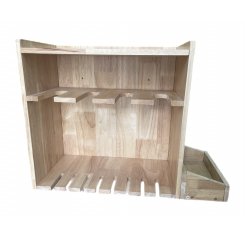 Деревянный настенный органайзер для инструментов