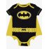 Комплект черного боди и накидки для младенцев - Супермен (3-6 месяцев)
