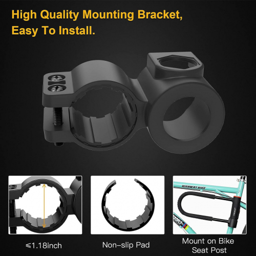 INTEKIN Bike U Lock Сверхмощный велосипедный замок