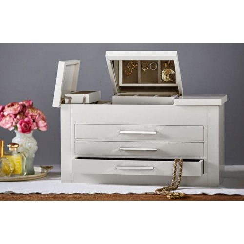 Pottery Barn Шкатулка Stella для драгоценностей - белый