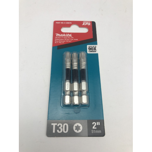 Бита Makita E-00876 Impact XPS T30 Torx 2", 3 шт./уп.