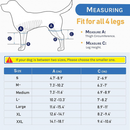 Наколенник MerryMilo для собак на заднюю лапу