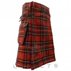 Стандартный королевский килт Стюарта в клетку тартан