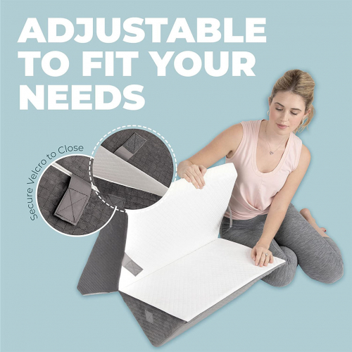 Регулируемая клиновидная подушка из пеноматериала с эффектом памяти