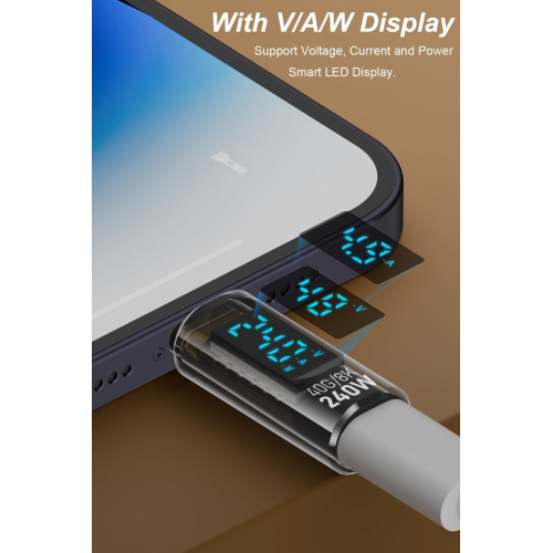 Комплект из 3 адаптеров USB C с цифровым дисплеем