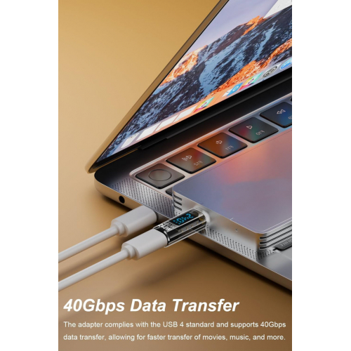 Комплект из 3 адаптеров USB C с цифровым дисплеем