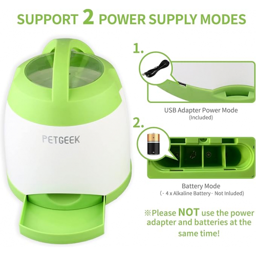 Интерактивная IQ кормушка для собак с кнопкой PETGEEK