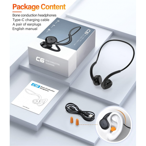 Наушники PTYOO с костной проводимостью