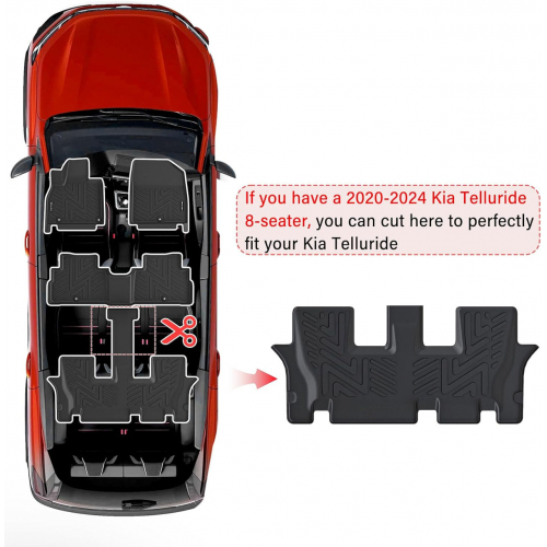 Комплект ковриков nikalaika kia telluride 2020-2025