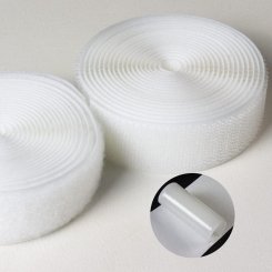 Рулоны ленты с крючками и петлями с прочной самоклеящейся лентой