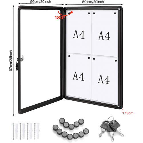 Запираемая доска объявлений Swansea