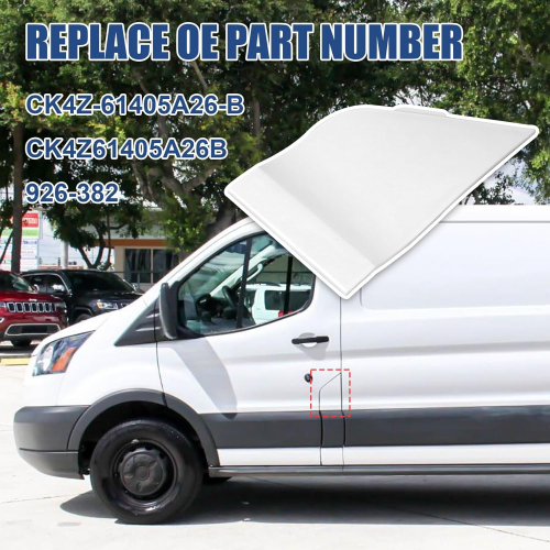 Крышка топливного бака, белая, пластиковая, для Ford Transit