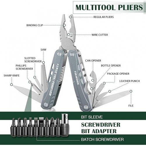 Тактический многофункциональный инструмент 24 в 1 TikWork