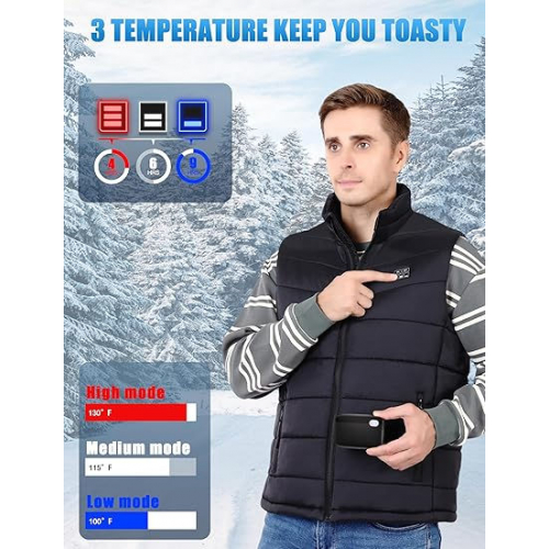 Обновленный легкий жилет с подогревом