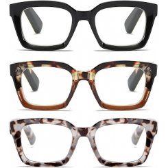Очки для чтения в стиле Опры с квадратной оправой +2.75