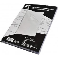 Прозрачные ПВХ-обложки BNC для переплета