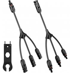 OYMSAE Солнечные разъемы Y-образный параллельный адаптерный кабель