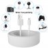 Комплект из 2 удлинительных кабелей питания Usb-Micro Usb