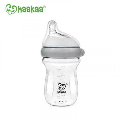 Стеклянная детская бутылочка Haakaa Generation 3 160 мл