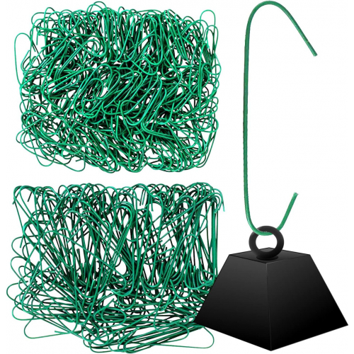 Сверхпрочные зеленые крючки для украшения елки Iconikal, 450 шт.