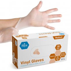 Виниловые перчатки 100шт 