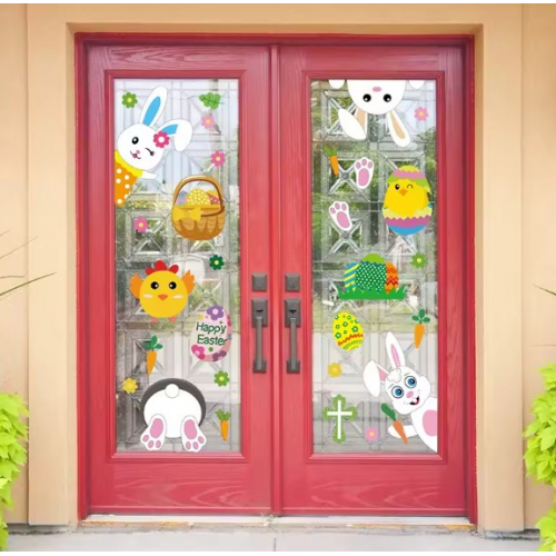 Набор пасхальных наклеек