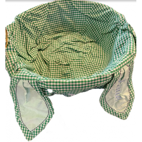 Чехол для корзины (зеленый заяц)