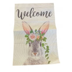 Двусторонняя салфетка (кролик, welcome)