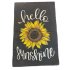 Двусторонняя салфетка (подсолнух)